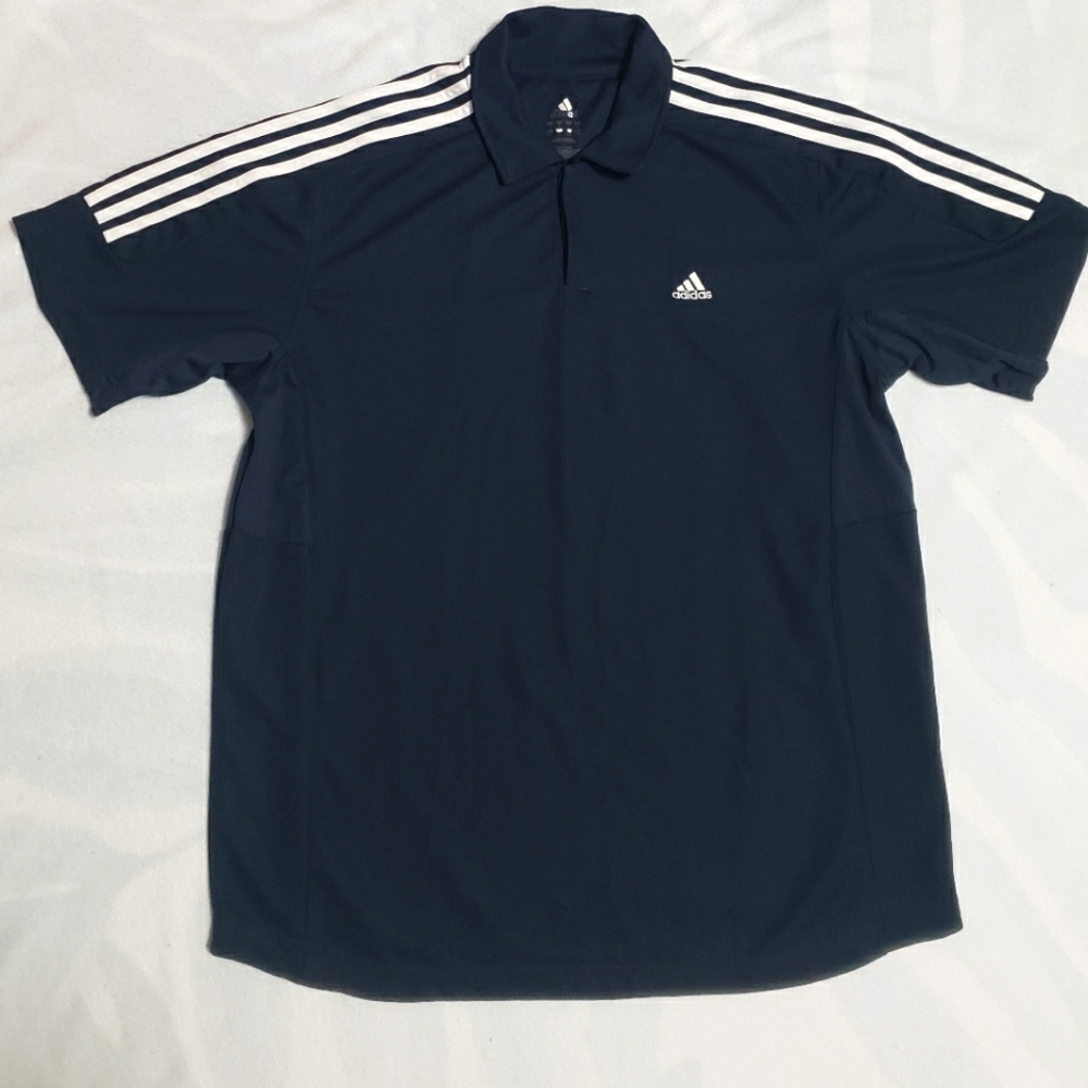 Adidas Short Sleeve 3 Stripe Polo